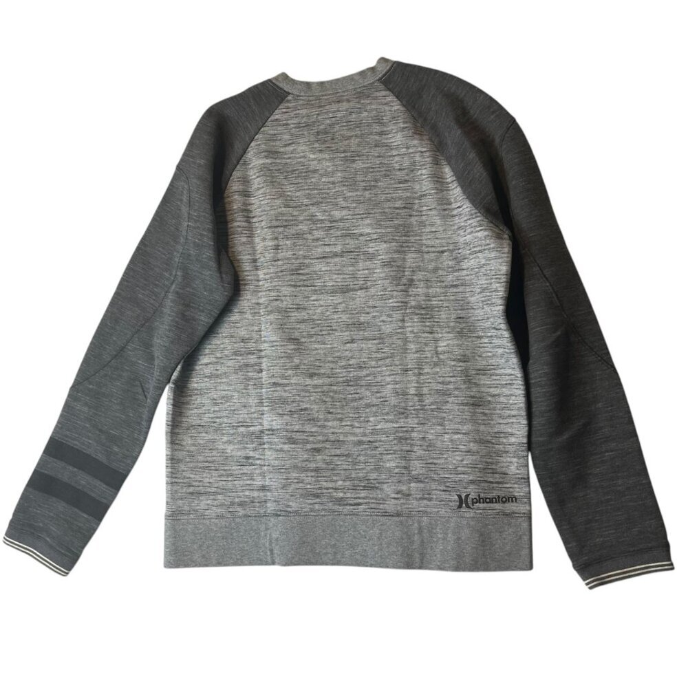 5/$25 Hurley Men's M Phantom Advance Crew Sweatshirt Gray Heather Sporty - Picture 7 of 9